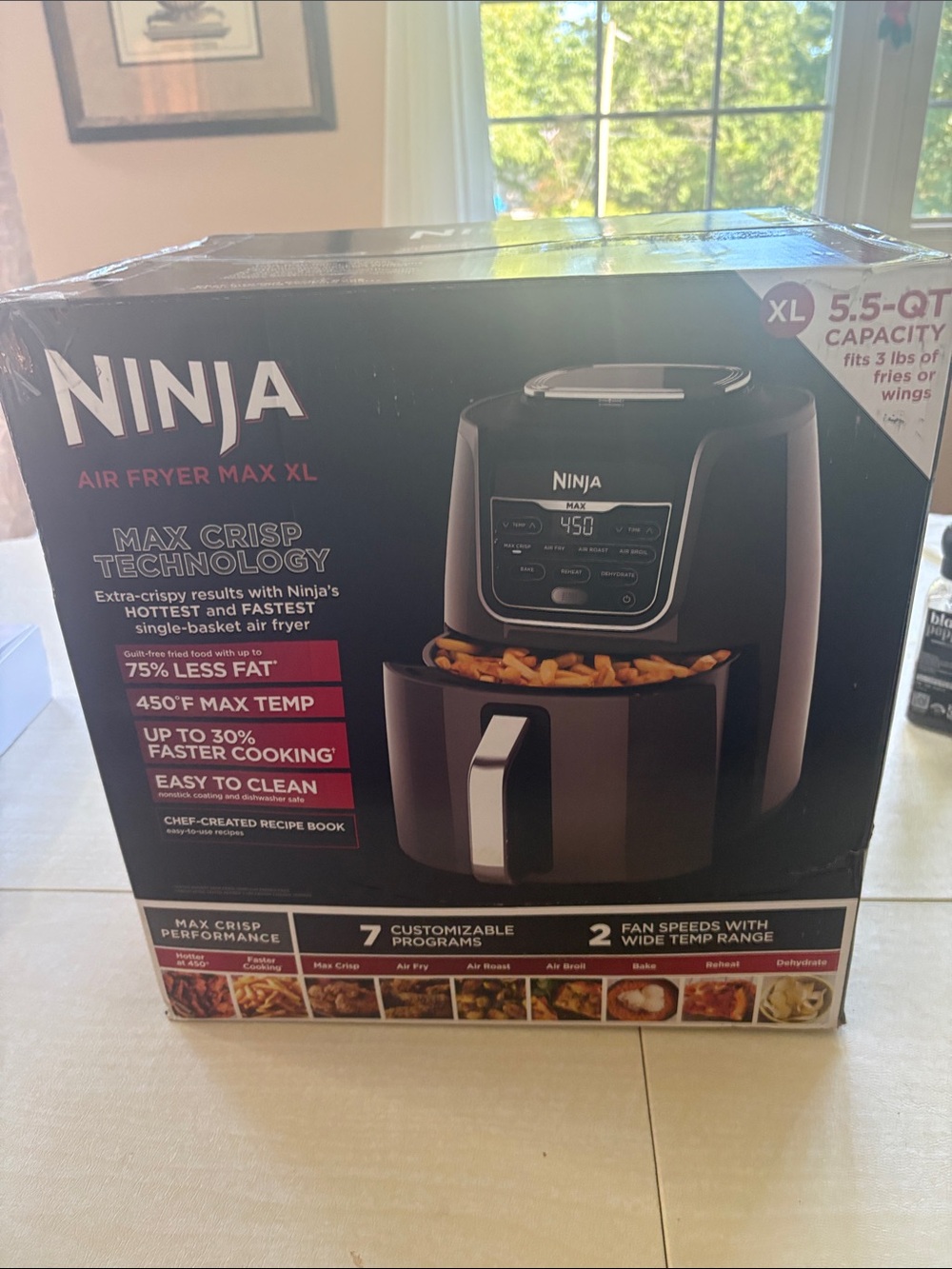 Xl 5.5 qt air fryer new